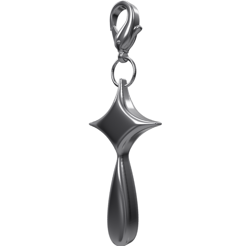 STARDROP HAT CHARM SILVER