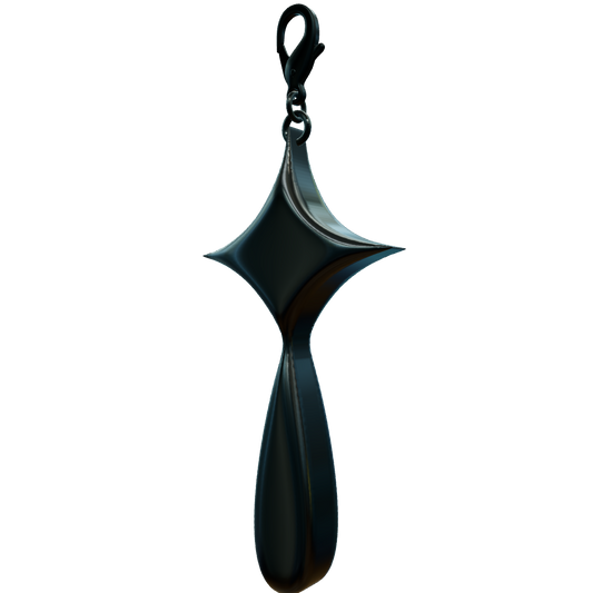 STARDROP HAT CHARM BLACK