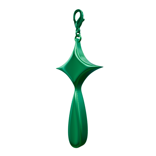 STARDROP HAT CHARM GREEN