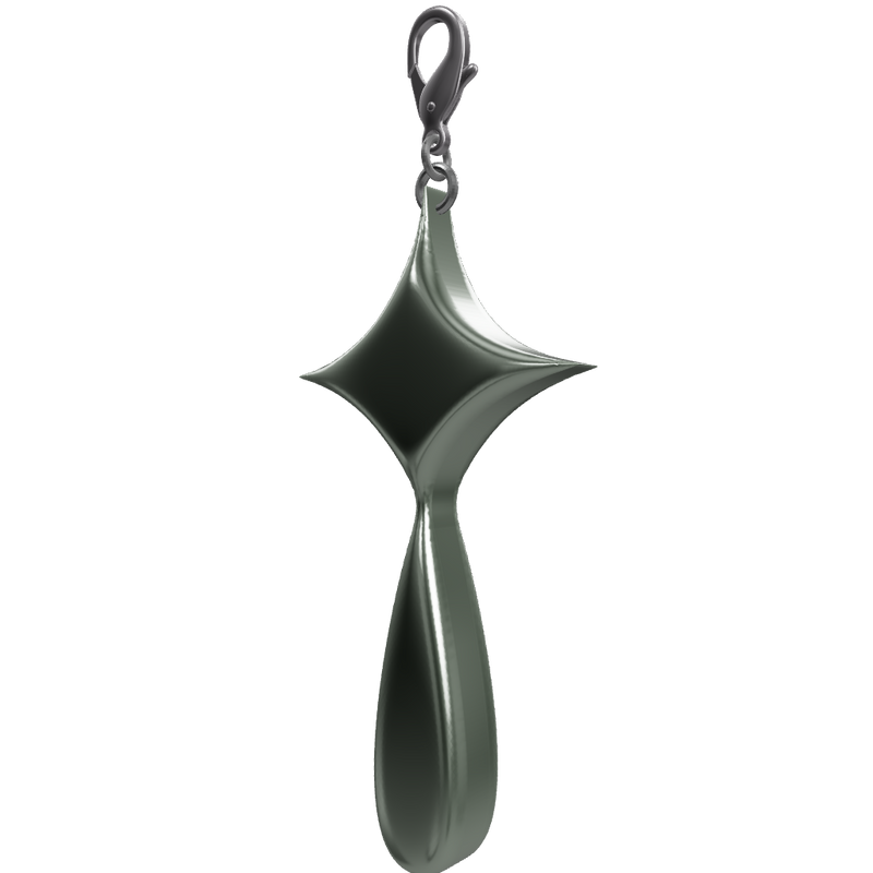 STARDROP HAT CHARM SILVER